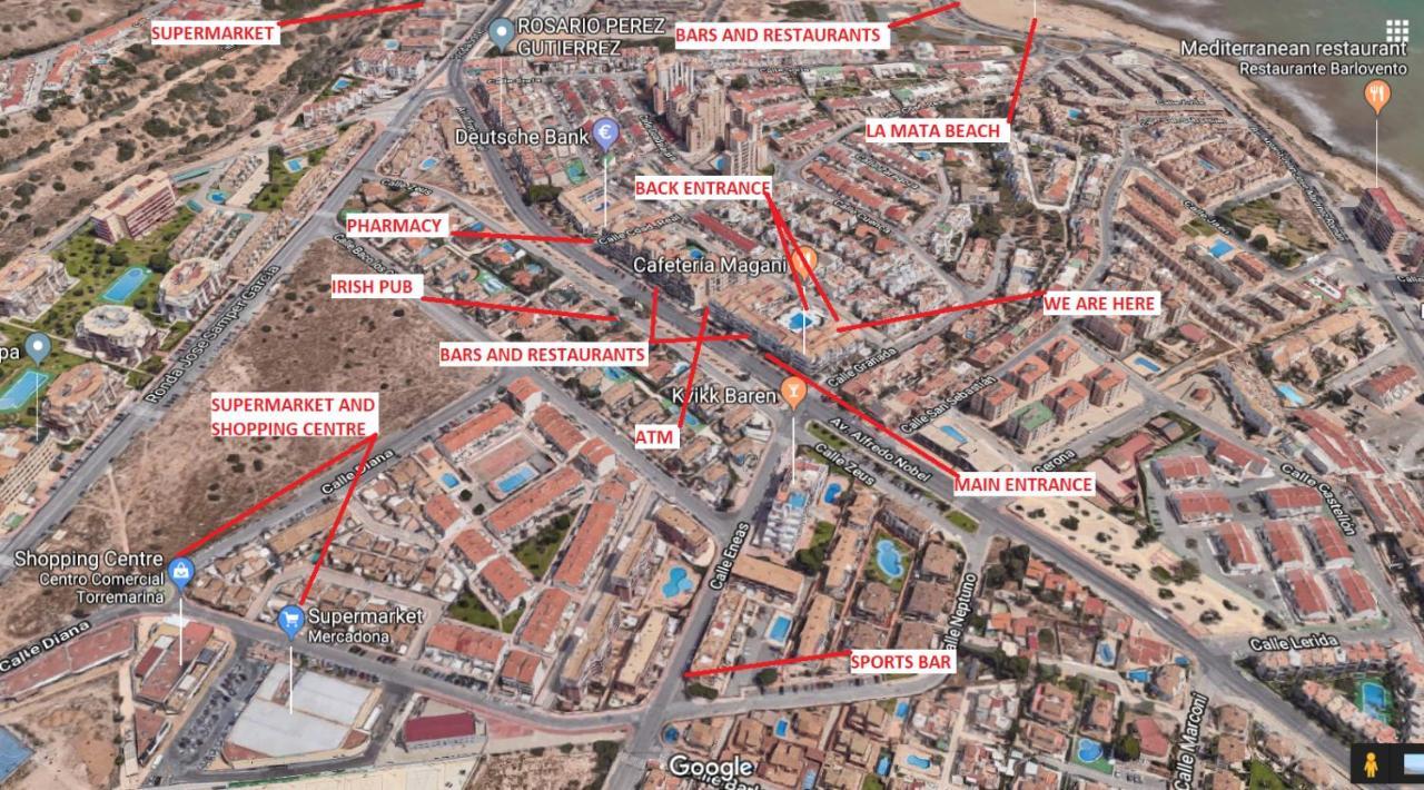 Apartment With Pool, Sea Views & Balcony Less Than 10Min Walk To La Mata Beach! Torrevieja Exterior photo